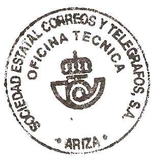 Marcas administrativas . Sociedad Estatal Correos y Telegrafos - Ariza.jpg