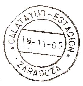 Matasellos - Calatayud Estacion - Ultimo utilzado.jpg