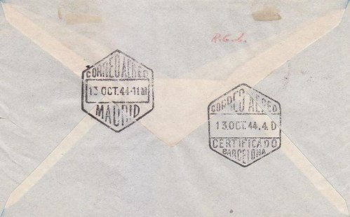 1944-10-12. Día del sello. Rentería negro (no oficial) 3. Carta. Reverso. Baja.jpg