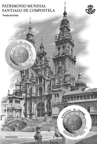 2018-02-28. Patrimonio Mundial. Santiago de Compostela. Prueba de Artista. Boceto. Baja.jpg