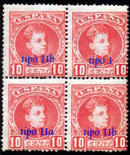 Cadete 10 c. bloque de cuatro - tipos I, IIa y IIb (2)