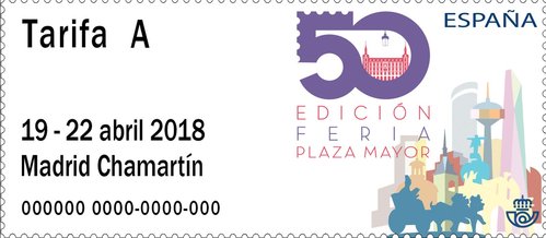 Madrid. 2018-04-19 al 22. 50 Feria Nacional del Sello. ATM 2. Boceto. Baja.jpg