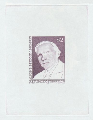 Prueba de estado de Pfeiler del grabado del escritor Alfons Petzold