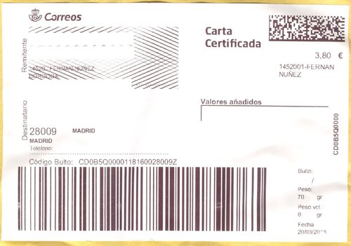 Etiqueta térmica digital. Grande. Carta certificada. 1452001-Fernan Nuñez. Nueva. 2018-03-20. Baja.jpeg