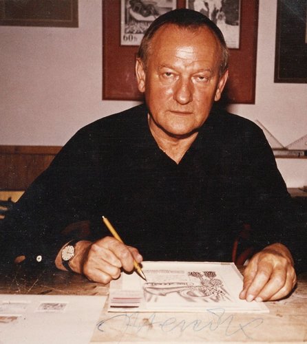 El artista grabador checoslovaco Josef Herčík (1922-1999)