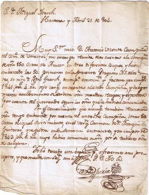 1804, 21 de abril, La Habana a Barcelona, texto interno.jpg