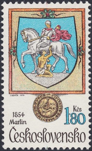 Checoslovaquia, 1979, Martin, ciudad del norte de Eslovaquia. Diseño y grabado de Josef Herčík. Calcografía y huecograbado