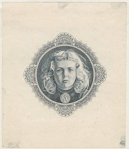 Otro de los grabados de Bohumil Heinz para el Banco Nacional checoslovaco, año 1932, 13 x 11 cm