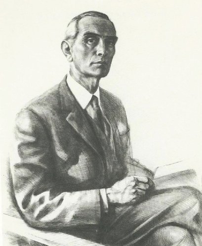 Sem Hartz retratado por Christiaan de Moor (1967)