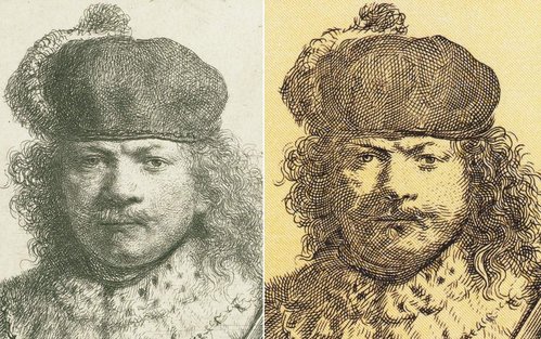 Autorretrato de Rembrandt de 1634, por Rembrandt y Jindra Schmidt