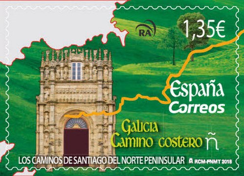 2018-04-03. Los Caminos de Santiago del Norte Peninsular. Interior. Galicia. Boceto. Baja.jpg