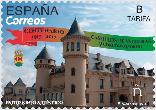 2018-04-10. Centenario de los Castillos de Valderas. Alcorcón (Madrid). Boceto. Baja.jpg