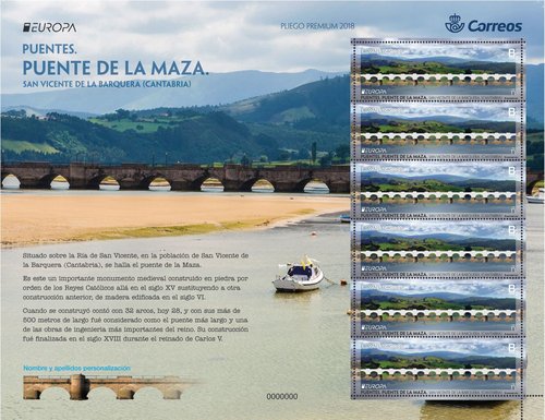 2018-04-23. Europa. Puentes. Puente de la Maza. San Vicente de la Barquera. Pliego Premium. Boceto. Baja.jpg