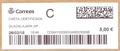 Etiqueta térmica digital. Guadalajara OP. 2018-03-06. 18.44. Carta Certificada. 4,1x10. 5,00.jpeg