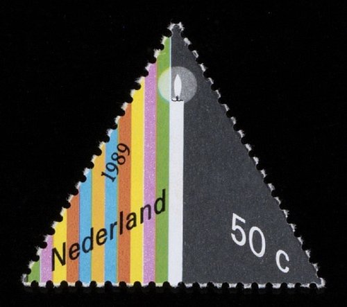 Países Bajos, 1989, Navidad. Diseño de Hans Kruit. Huecograbado