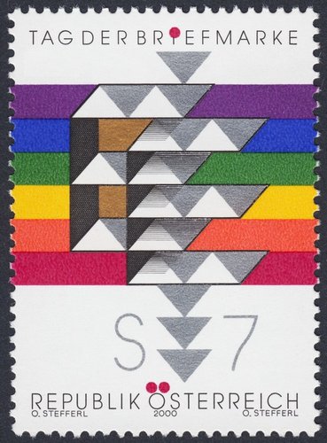 Austria, 2000, Día del Sello. Diseño y grabado de Otto Stefferl. Calcografía y huecograbado