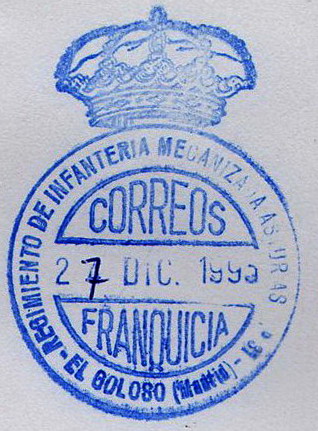 FRAN MIL Madrid EL GOLOSO Reg Infanteria Mecanizada ASTURIAS 1993 f.jpg
