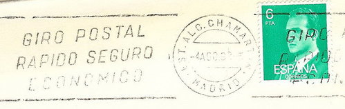 EST MADRID CHAMARTIN Rod Giro Postal  1984 b.jpg