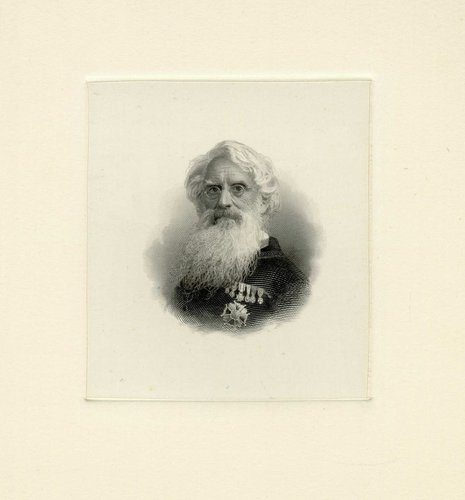 Retrato de Samuel Morse, obra de George F. C. Smillie, que lo grabó para la American Bank Note en 1876