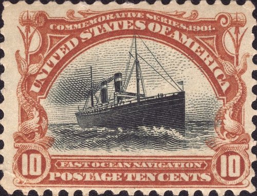 Estados Unidos, 1901, Exposición Panamericana, Navegación rápida en los océanos, buque de vapor S.S. St. Paul