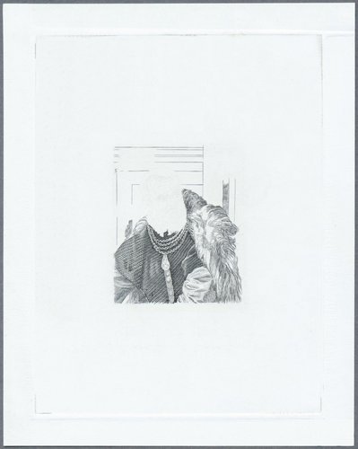 Prueba de estado de Kurt Leitgeb de su retrato de Jacopo Strada