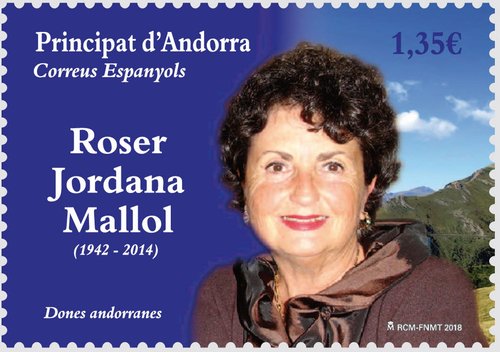 Andorra. 2018-05-16. Dones Andorranes. Roser Jordana Mallol (1942-2014). Boceto. Baja.jpg