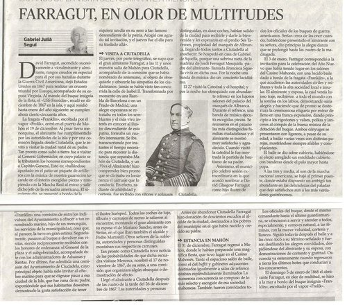 a farragut d menorca