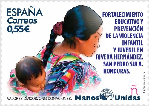2018-06-21. Valores Cívicos. ONG donaciones. Manos Unidas. Boceto del sello. Baja.jpg