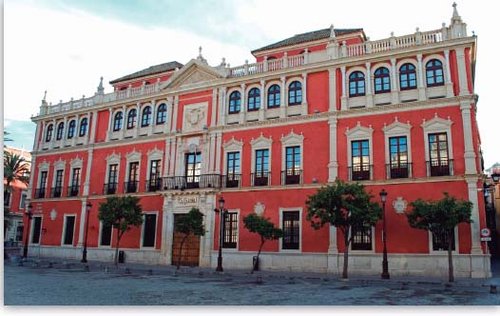 Sevilla. 2018-10-31 al 04-11. Exfilna 2018. Sedes. Fundación Cajasol. Fachada.jpg