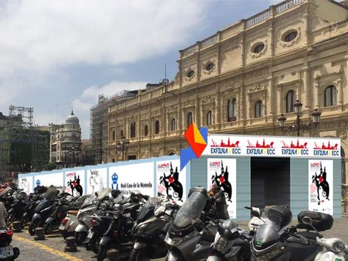 Sevilla. 2018-10-31 al 04-11. Exfilna 2018. Sedes. Carpa. Boceto.jpg