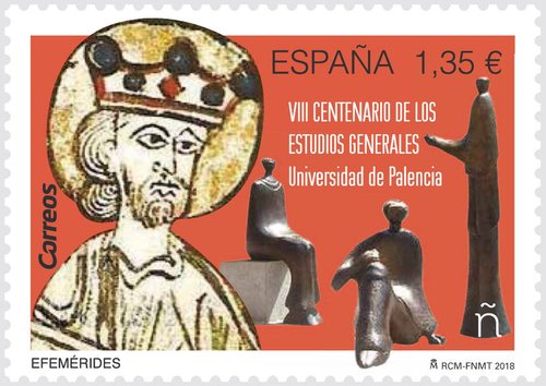 2018-07-04. Efemérides. VIII Centenario de los Estudios Generales (Universidad de Palencia). Boceto. Baja.jpg