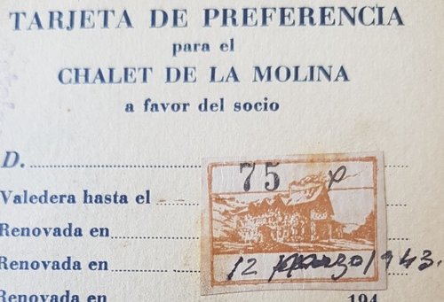 CHALET de la MOLINA 1943