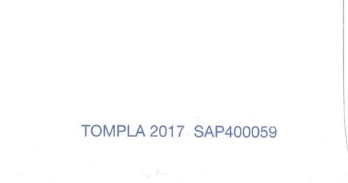 SAP 400059. S.189. 2017. Tompla. Logo viejo. 2018-04-10. Reverso. Detalle 3. Baja.jpeg