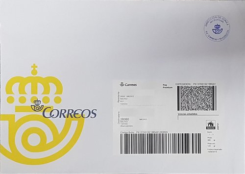 Correos. Tampón. Dirección de Zona 4. Red de Oficinas. Sobre. Baja.jpg
