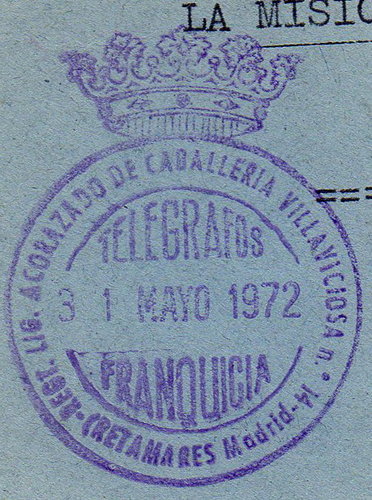 FRAN MIL Madrid Regimiento Ligero Acor Villaviciosa 1972.jpg