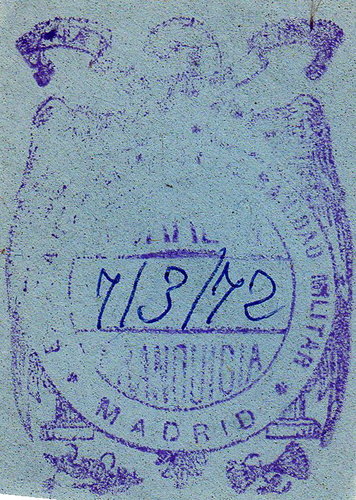 FRAN MIL Madrid Sanidad Militar 1972.jpg