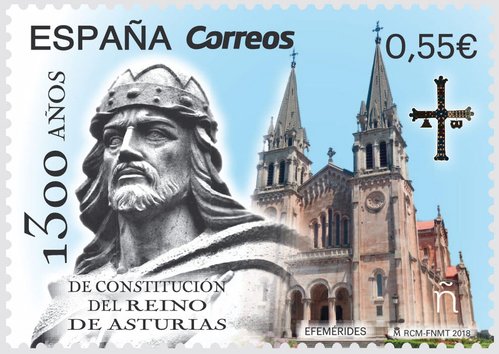 2018-10-05. Efemérides. 1.300 Aniversario Reino de Asturias. Boceto. Baja.jpg