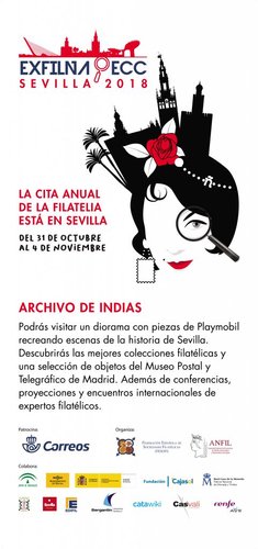 Sevilla. 2018-10-31 al 04-11. Exfilna 2018. ECC2018. Archivo General de Indias. Lona.jpg