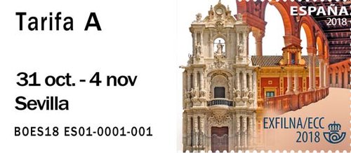 Sevilla. 2018-10-31 al 04-11. Exfilna 2018. Emisiones postales. 08.jpg
