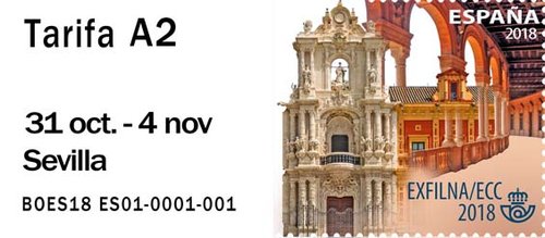 Sevilla. 2018-10-31 al 04-11. Exfilna 2018. Emisiones postales. 09.jpg