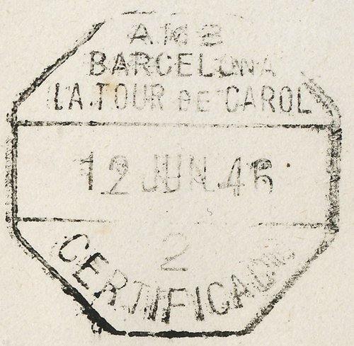 Ambulante. Barcelona. La Tour de Carol. AMB. 2. Certificado. 1946-06-12. Marca. Baja.jpg