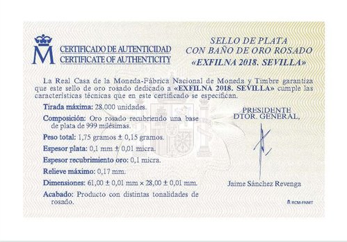 2018-10-31. Exfilna 2018. Sevilla. Prueba de artista. Oro. Certificado. Boceto. Baja.jpg