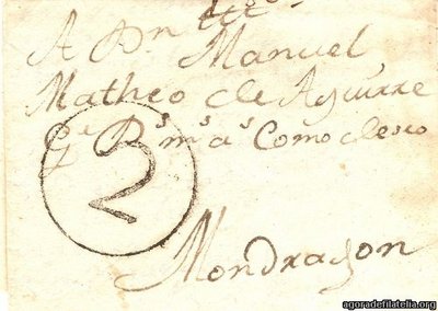 1773- Vitoria a Mondragon , porteo en circulo.