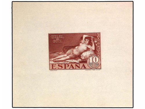 z Gálvez 2613-5 CTA. 1930. PRUEBAS DE LOS PUNZONES DEFINITIVOS. 3 val. en los colores adoptados. Se adjunta una prueba moderna sin valor..jpg