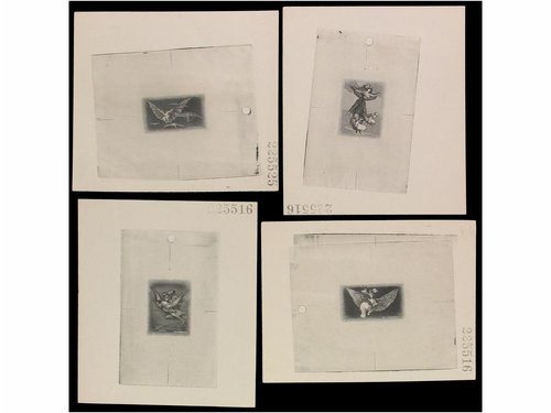 z Gálvez. CA 111-4 CTA. 1930. PRUEBAS DE PUNZÓN. Definitivas de los centros en negro. 4 val, todos.jpg