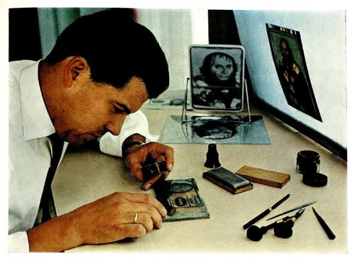 El grabador español José López Pavía