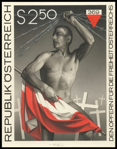 Diseño definitivo de Otto Stefferl; pintura acrílica y lápiz, 26.5 x 20 cm