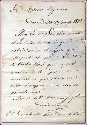 1.851 Alforja a Tarragona, texto
