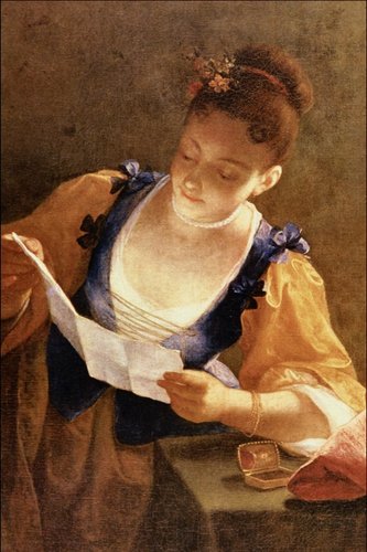 z Mujer joven leyendo una carta (1719) Jean Raoux.jpg