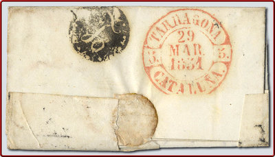 1.851 Alforja a Tarragona, dors